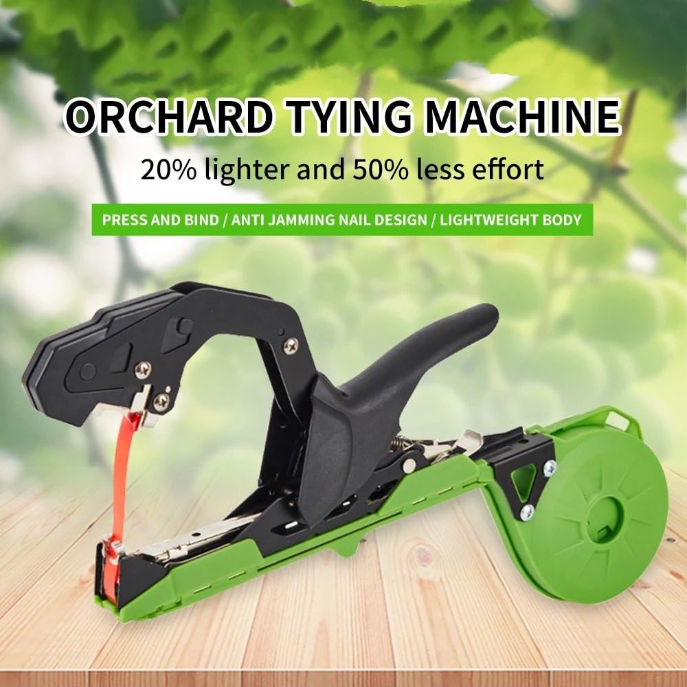 Maquinas encuadernadoras Codo Largemouth frutas agrícolas y vegetales atado a la mano de la máquina de encuadernación cintas de tapas de jardín de unión herramientas Encuadernadora(1 Binding Machine)