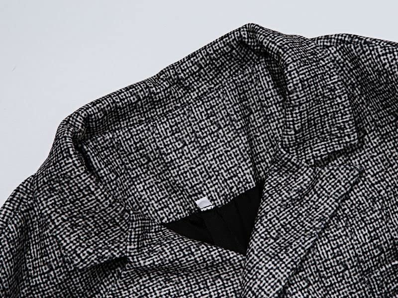 Mens Classic Fit Plaid Casual Blazer Jacket, Two Button Suits Coat, Notched Lapel, Wool Blend Tweed Sport Coat3
