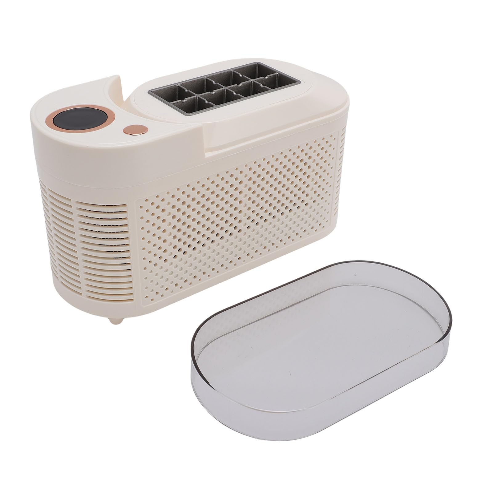Mini Máquina de Hielo Portátil para Encimera, Fabricación de Hielo Rápida de 120W, 8 Cubos en 10 Minutos para Casa, Camping, RV (Enchufe de la UE)