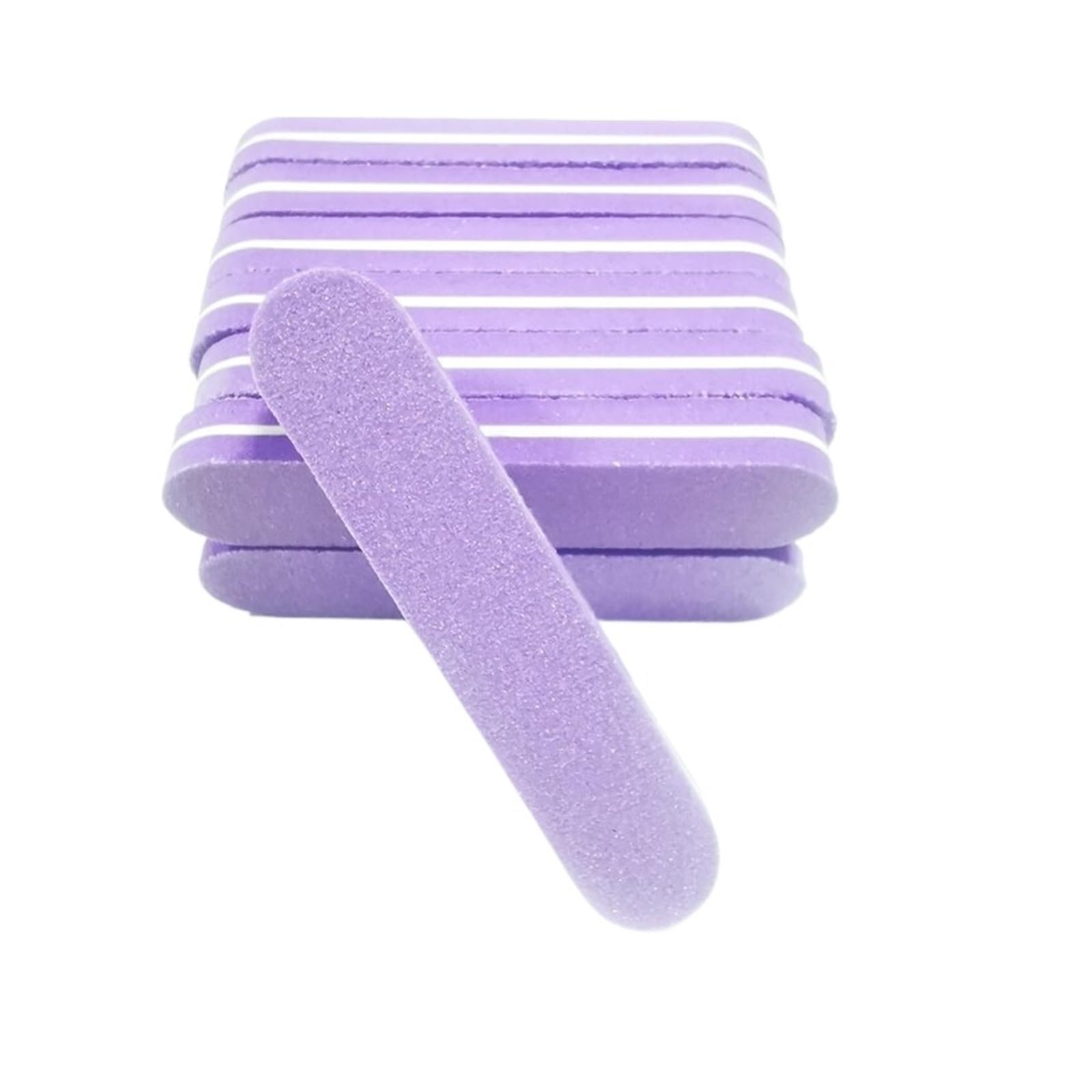 100 sztuk polerowanie pilniki szlifierskie blok Pedicure Manicure pielęgnacja paznokci bufor artystyczny polski pilnik do narzędzia(100pcs Purple)