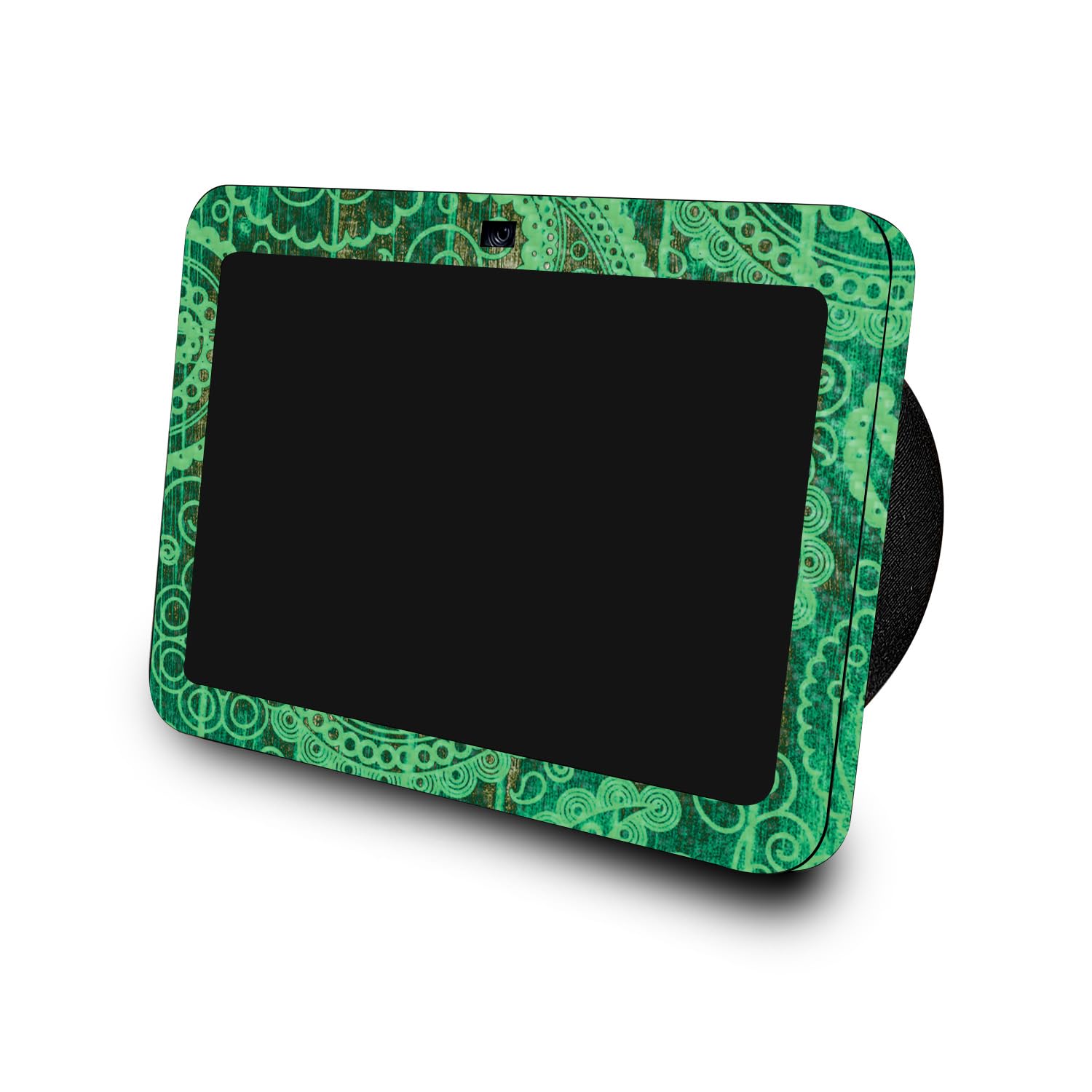 Carbon Fiber Skin Compatible with Amazon Echo Show 8 (3rd Gen, 2023) - Vintage Paisley - Premium 3M Vinyl Protective Wrap Decal Cover - Easy to Apply | Crafted in The USA by MightySkins