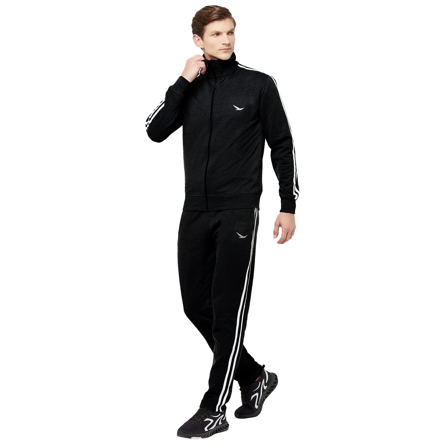 HiFlyers Men Cotton Fleece Tracksuit (One Upper, One Lower)-picture-31