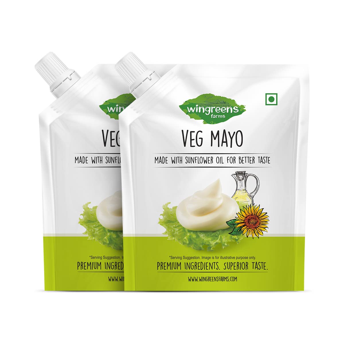 Wingreens Farms- Premium Veg Mayo 200g - Pack of 2 (B09Y9CM1Q9) Amazon Price History, Amazon Price Tracker
