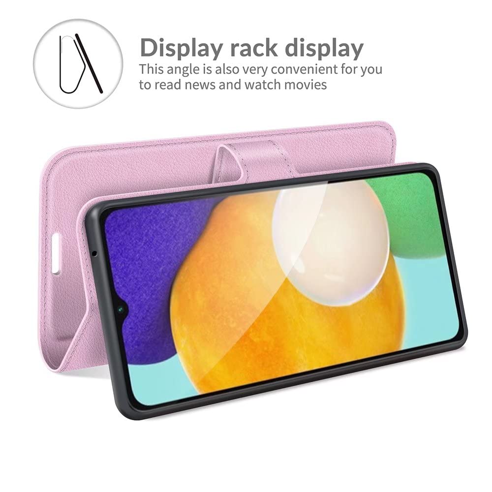 Custodia A Portafoglio In Pelle PU Per OnePlus Nord 2 5G - Cover Flip Con Slot Per Carte, Viola - 3
