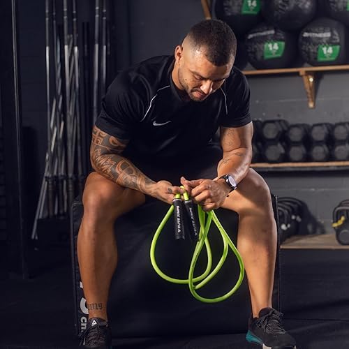 Miniatura 5 de Muay Thai 3.0 Weighted Jump Rope for Men & Women - Professionally Designed for High-Intensity Training Muay Thai, MMA & Fitness Jump Rope - Full