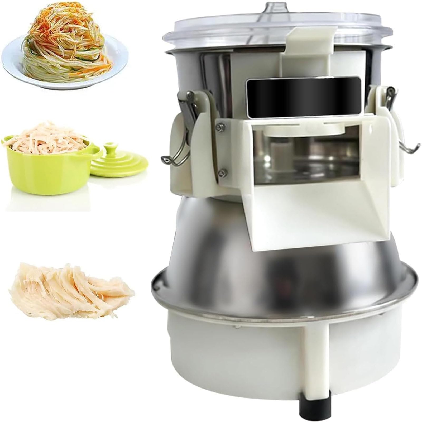 Macchina Triturare Efficacemente Carne Cotta,Taglia Carne Commerciale Elettrico,Lama Acciaio Inox,Triturazione Efficiente,per Cucina Casalinga,Servizi Catering Preparazione Alimenti