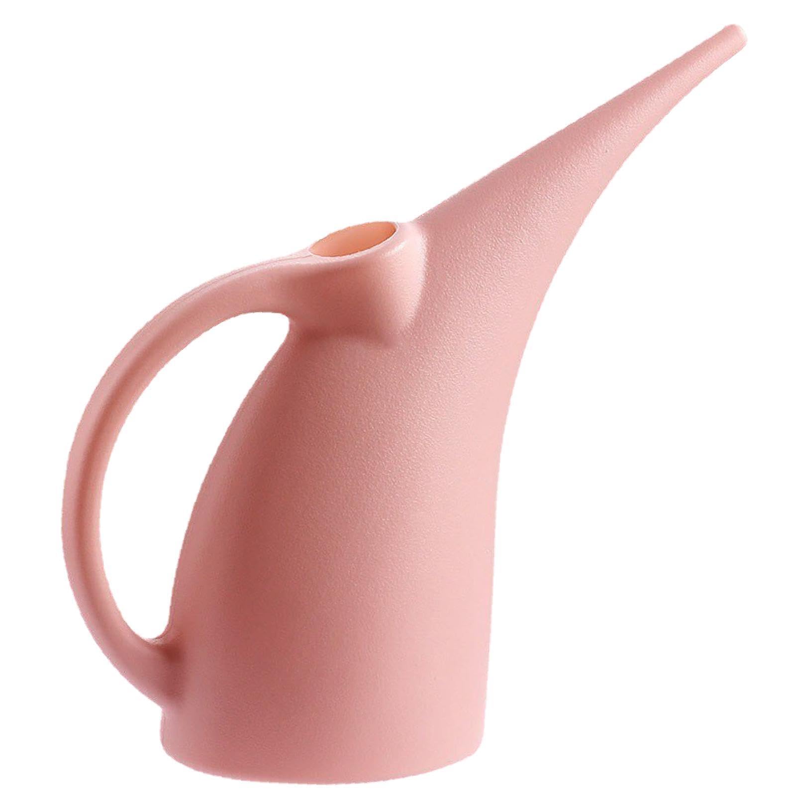 Konewka do roślin domowych, mały dzbanek ogrodowy, kwiat z długimi ustami, praktyczne narzędzia dla, urządzenia podlewania(Pink,S)