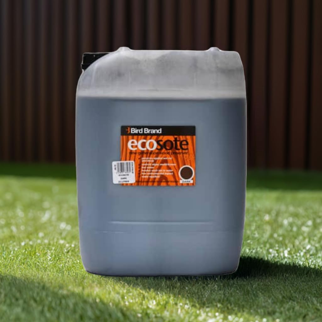Rye Oil Ltd Dark Brown Shed/Fence Stain 20L - 20 Litre Ecosote