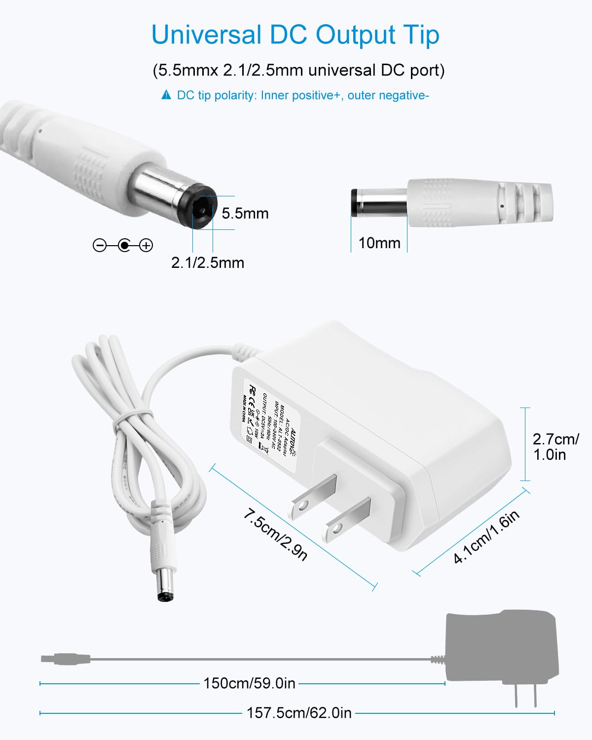 Waste(twice) - YU0505 Waste(twice) - YU0505 Amazon.com : 5V 2A 2000mA DC Power