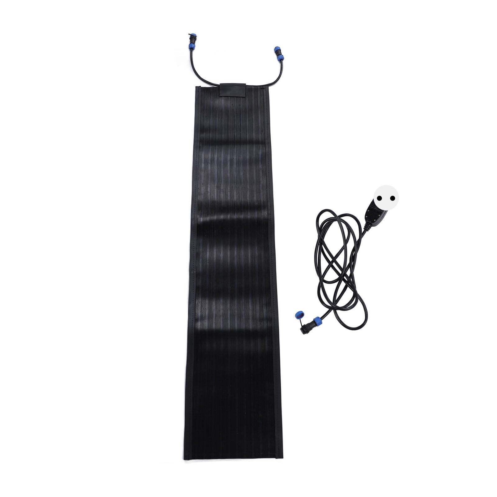 Tapis de Fonte de Neige Chauffée, Tapis de Fonte de Neige 140W pour Une Installation Facile, Non Glissée, Efficace pour Les Terrasses (Plug UE 220V)