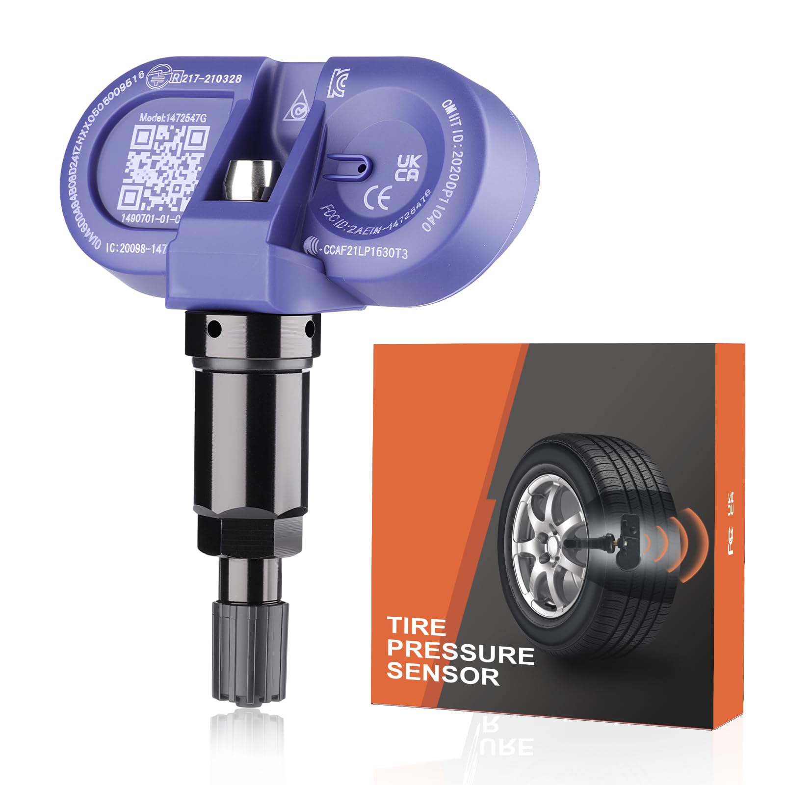 1 capteur TPMS Bluetooth TPMS de surveillance de la pression des pneus pour modèles Tesla 3 Y S X 2020-2025 1490701-01-B 1490701-01-C