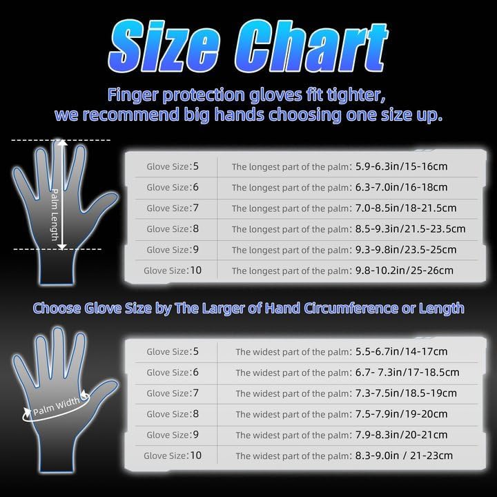 Miniatura 6 de Sportout Guantes de portero, guantes de portero con protección para los dedos, guantes de portero de fútbol transpirables, látex de 0.157 in, para