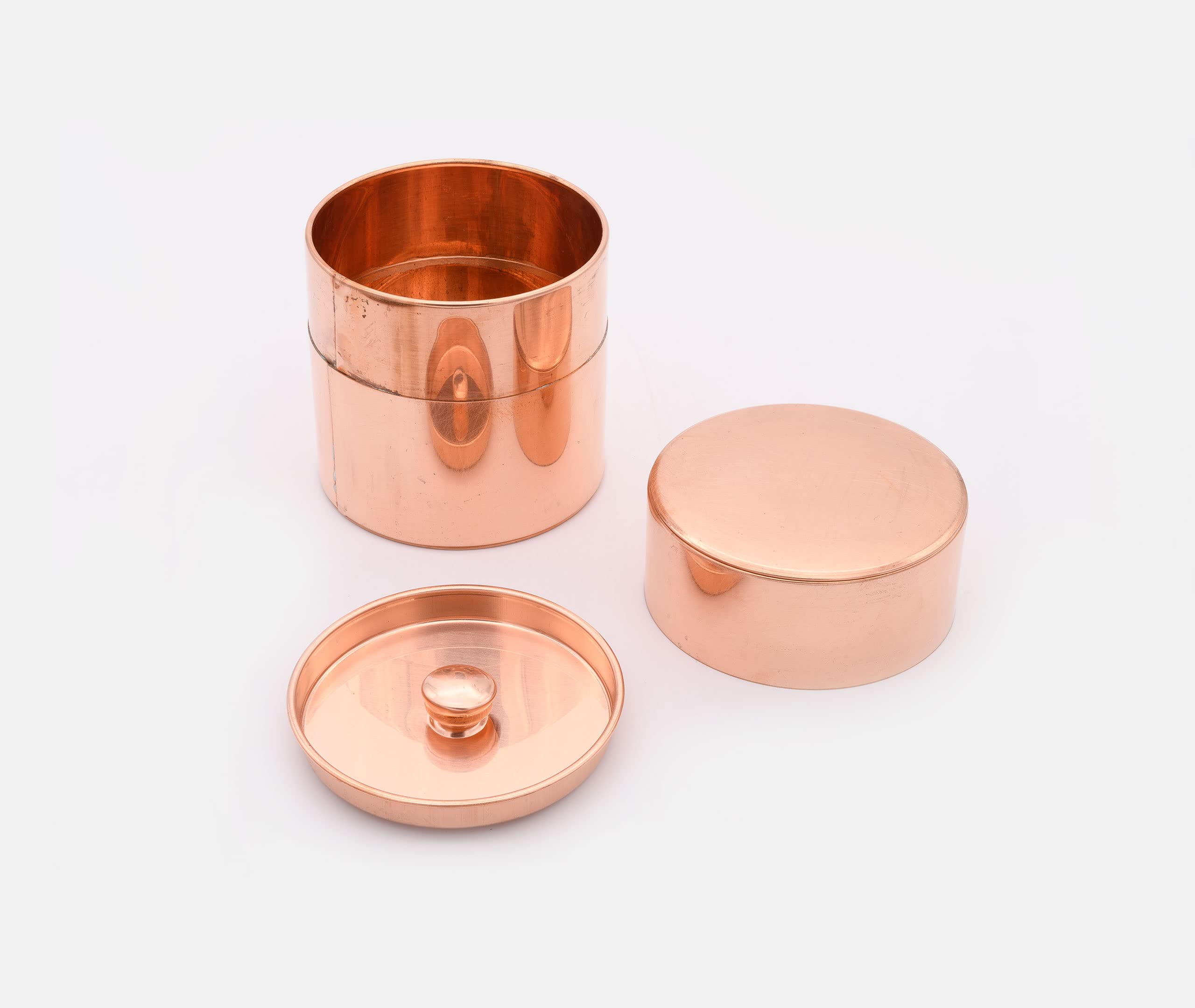 SyuRo Zylindrischer Tee Caddy & Kaffee Kann Klein - Kupfer - zen minded