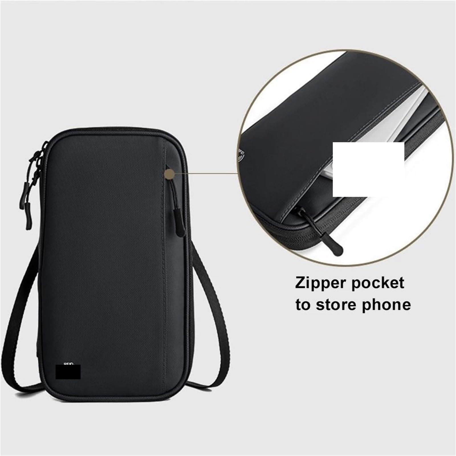 Cartera de viaje, porta pasaporte familiar, estuche impermeable creativo for documentos, organizador, accesorios, bolsa for, tarjetero Para Documentos(Blue)
