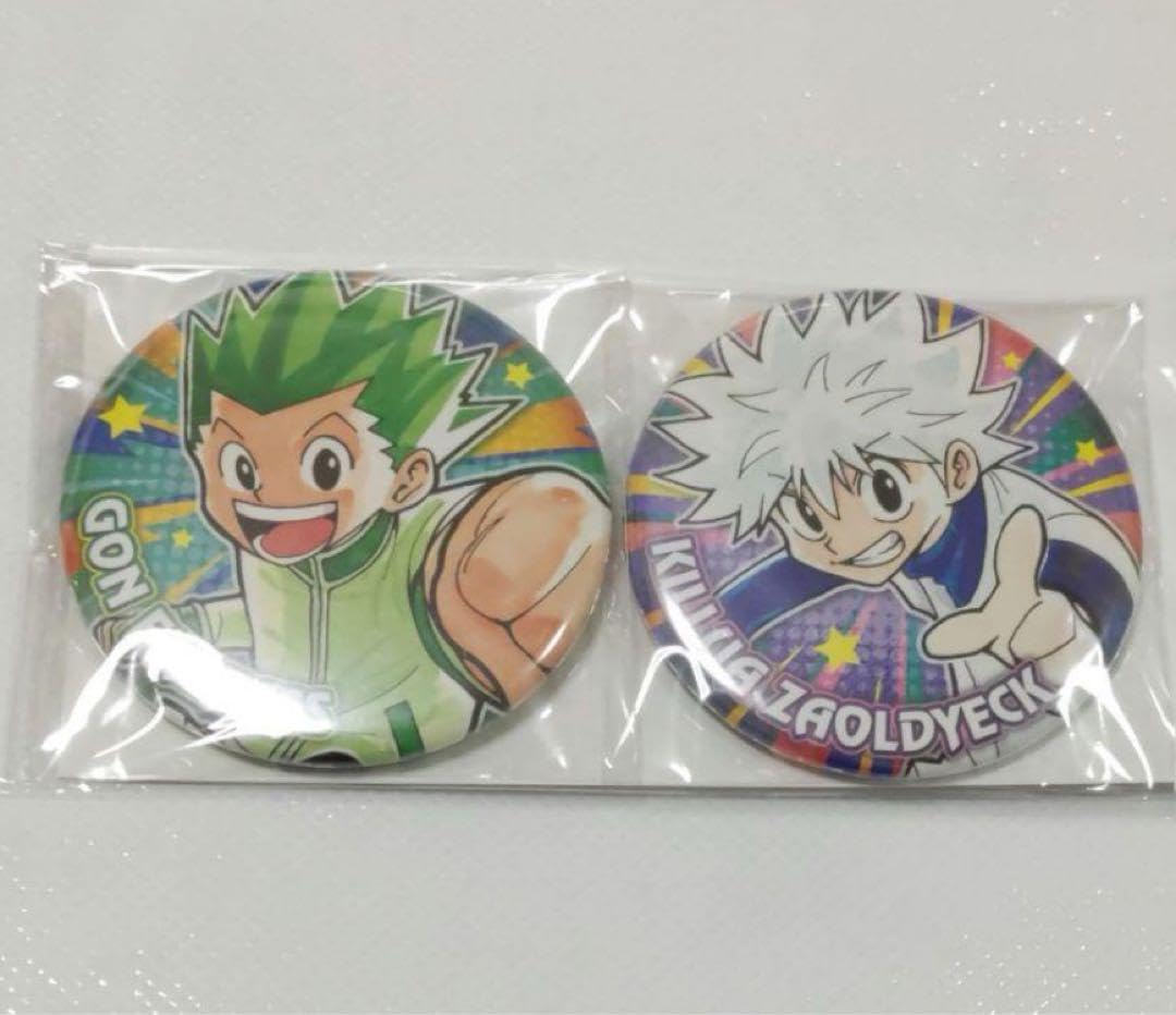 HUNTER ☆ HUNTER 冨樫義博展 ゴン キルアコンビセット缶バッジ
