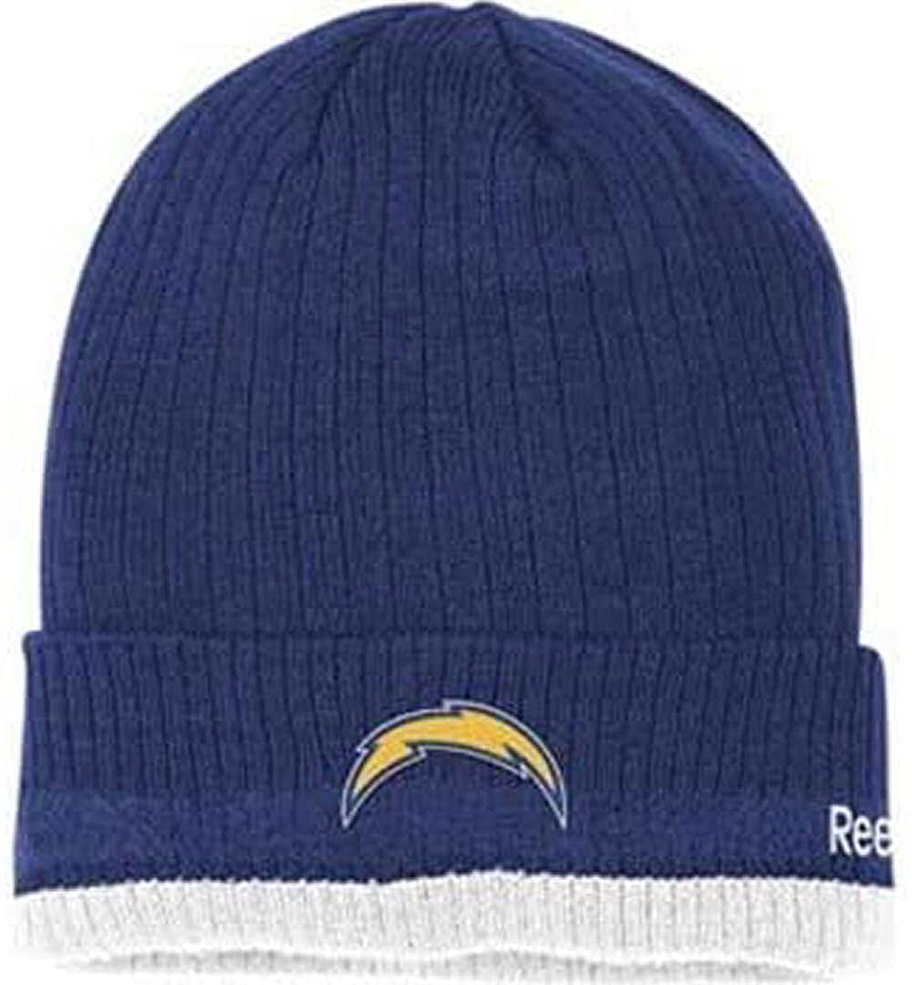 Reebok San Diego Chargers Sideline Coaches Cuffed Knit Hat One Size Fits All