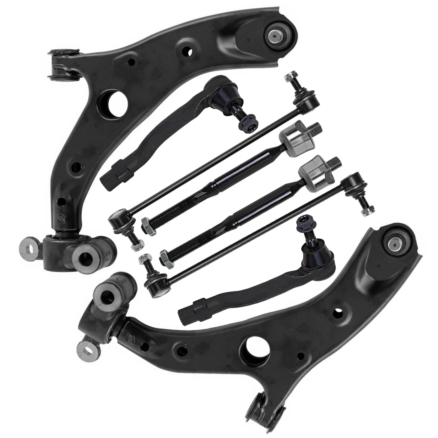 Detroit Axle - 8pc Front End Kit for 2014 2015 2016 2017 2018 Mazda 3