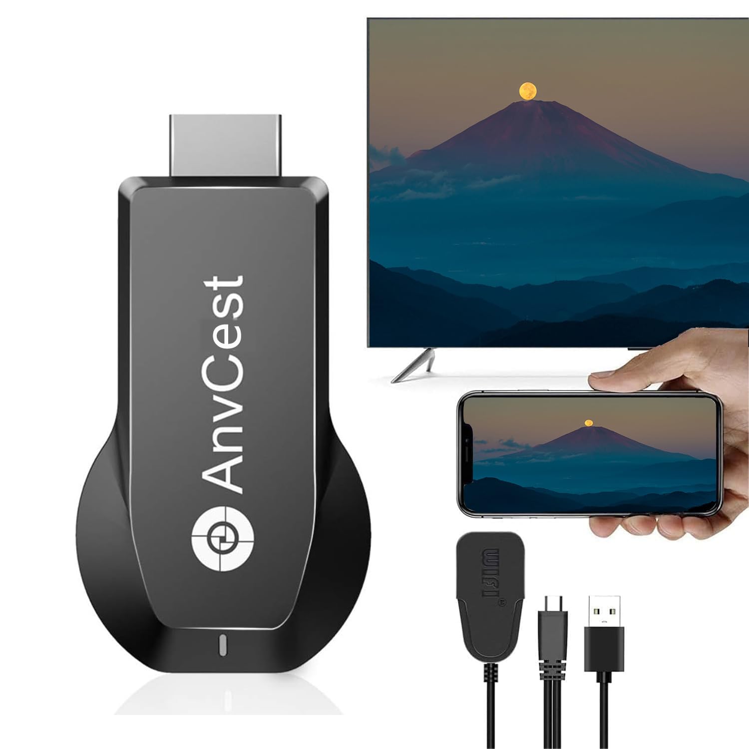 Amazon | HDMI ミラーキャスト【2024正規品】携帯電話の画面をテレビに