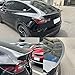 Fit for Tesla Model Y Spoiler Rear Wing 2020-2023 2024 Tesla Model Y Rear Trunk Lip, Sporty Appearance Tesla Model Y Accessories Trunk Spoiler, ABS Matte Carbon Fiber Pattern, Black