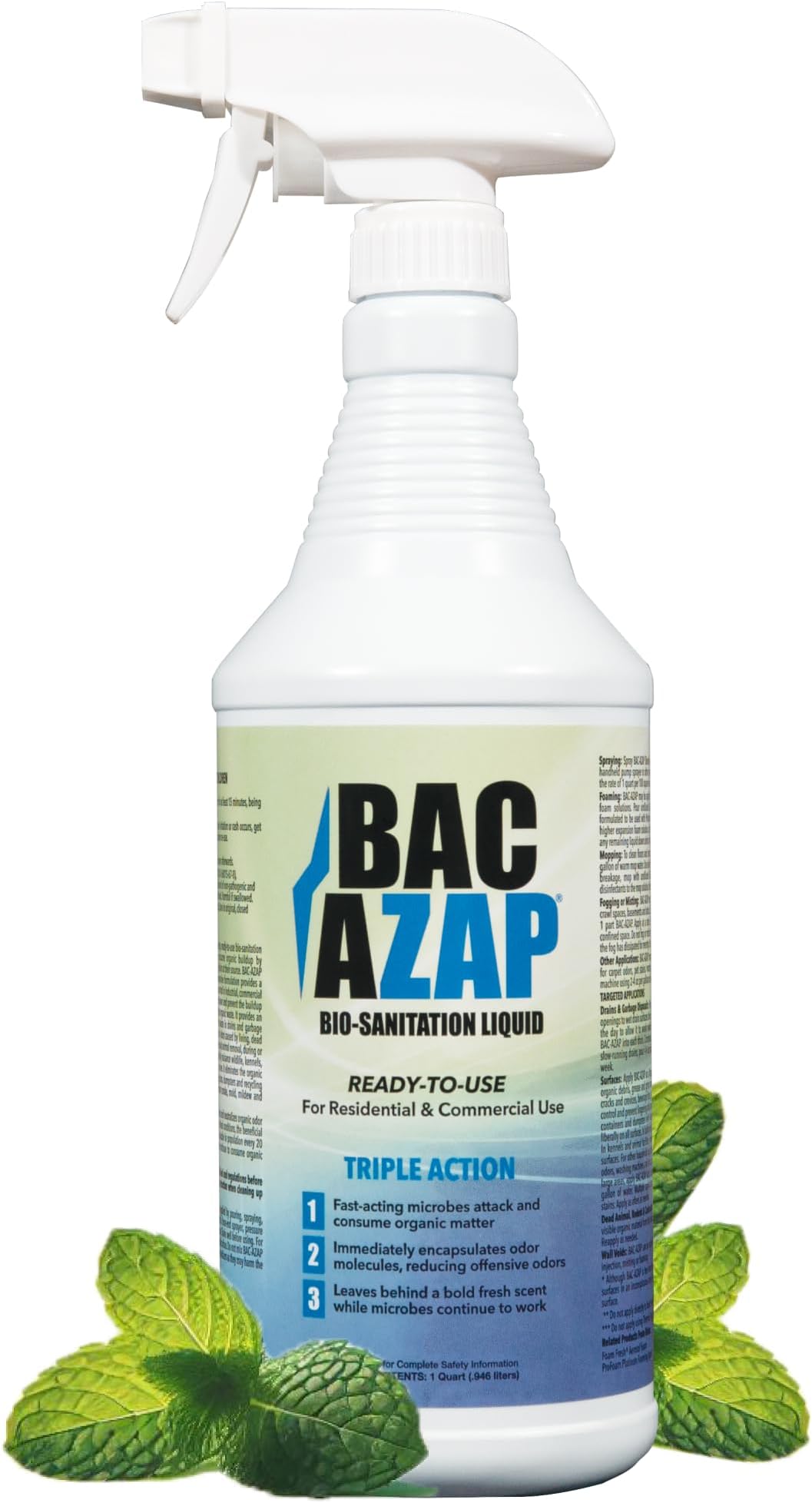 bac-a-zap臭気エリミネーター – Quart 32_ounce 1