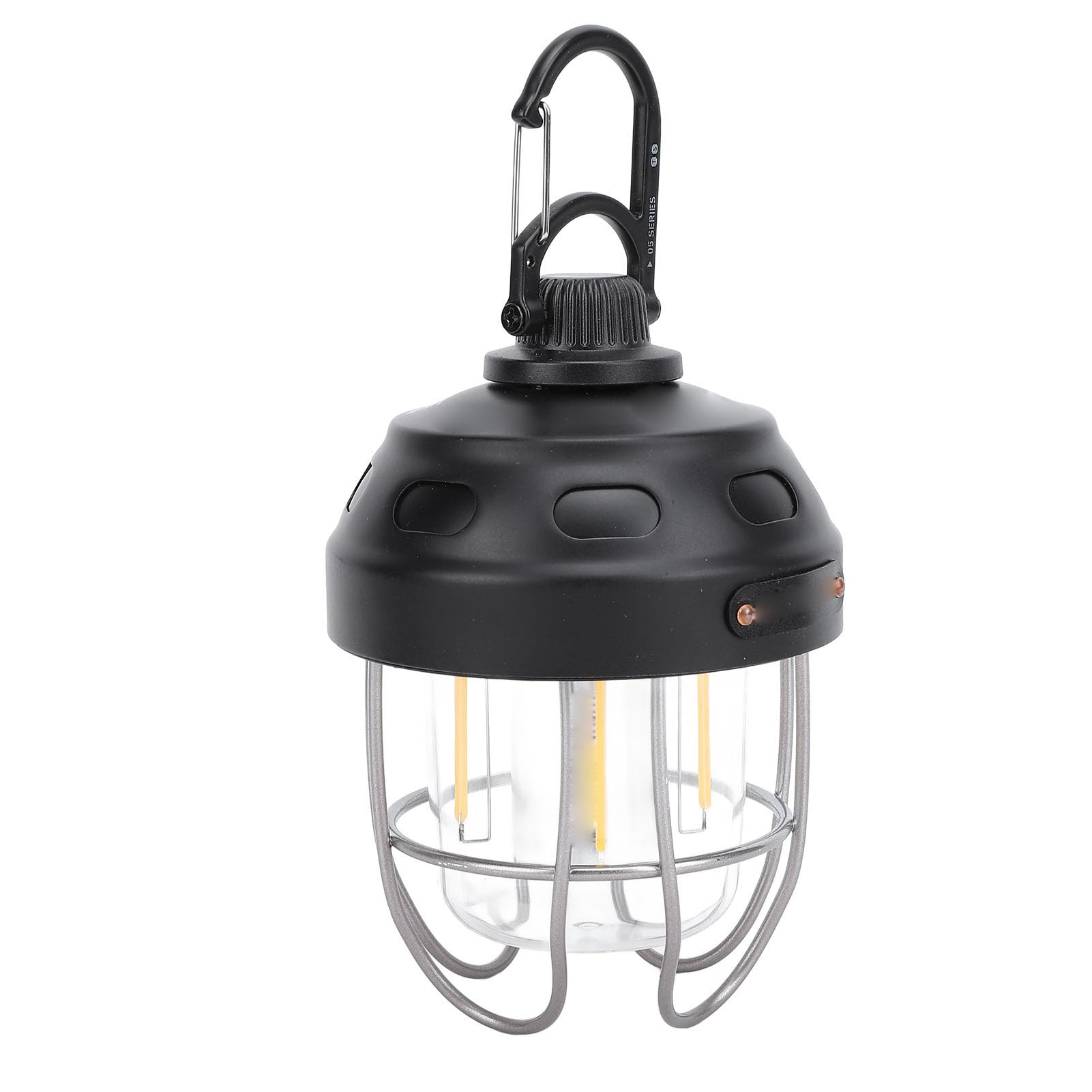 Lange Akkulaufzeit, Retro-Camping-Laterne, Stufenloses Dimmen, Tragbare Metall-Zeltleuchte Zum Wandern, Vintage-Zeltlampe