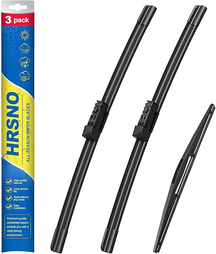 Miniatura 20 de Limpiaparabrisas de 24" + 19" con juegos de escobillas limpiaparabrisas traseras de 15", repuesto automotriz para Chevrolet Equinox 2005-2009, fácil