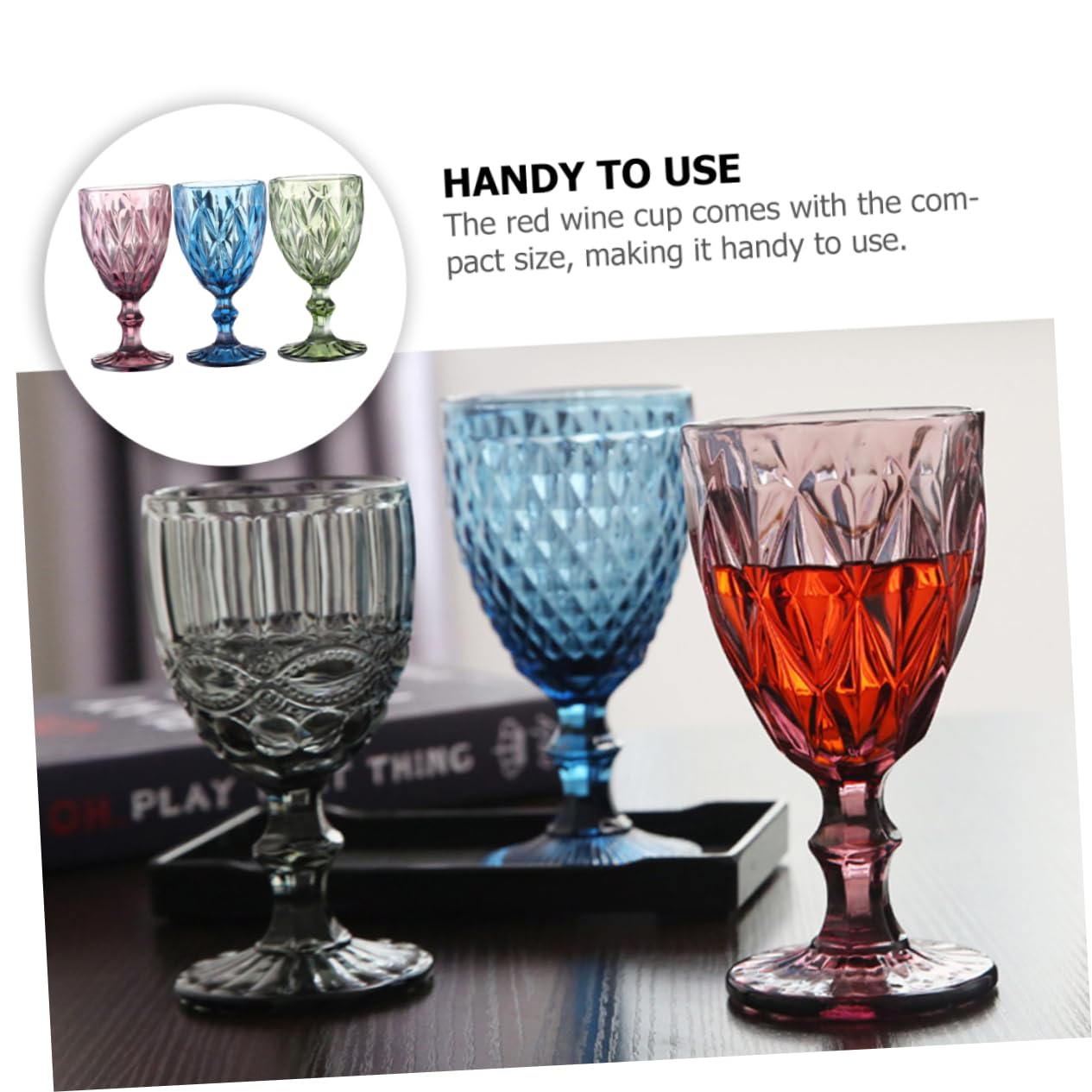 Set de 3 Copas de Cóctel de Cristal Transparente Estilo Retro, Diseño Único, Fácil de Limpiar y Almacenar para Bares en Casa y Hoteles
