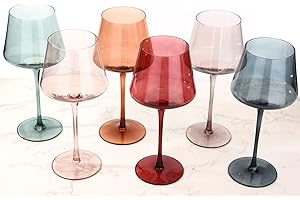🍷 Stained Glass Symphony: An Enchanting Collection of Multicolor Wine Glasses