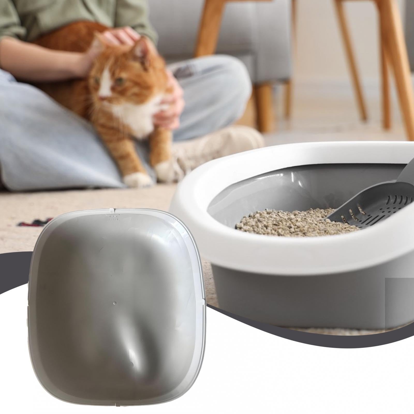 Sharplace Alfombrilla de Silicona Antideslizante para Arena de Gatos