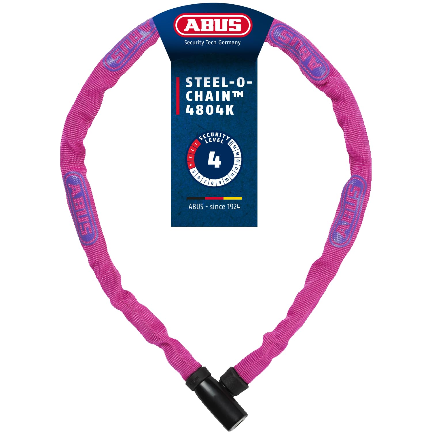 Chaîne de vélo antivol Abus STEEL-O-CHAIN 4804C/75 Lime Vente en Ligne