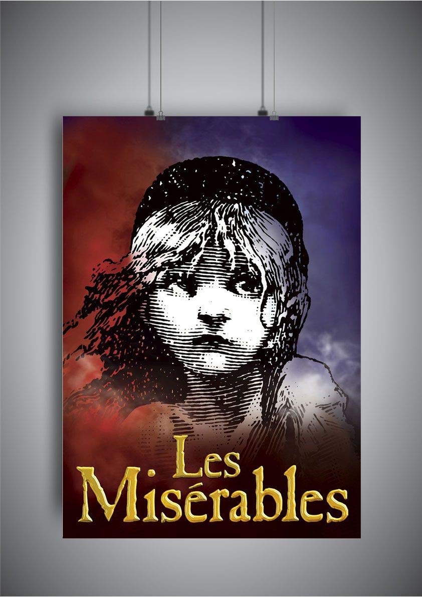Broadway Theatre Les Miserables Tin Sign Vintage Wall Poster