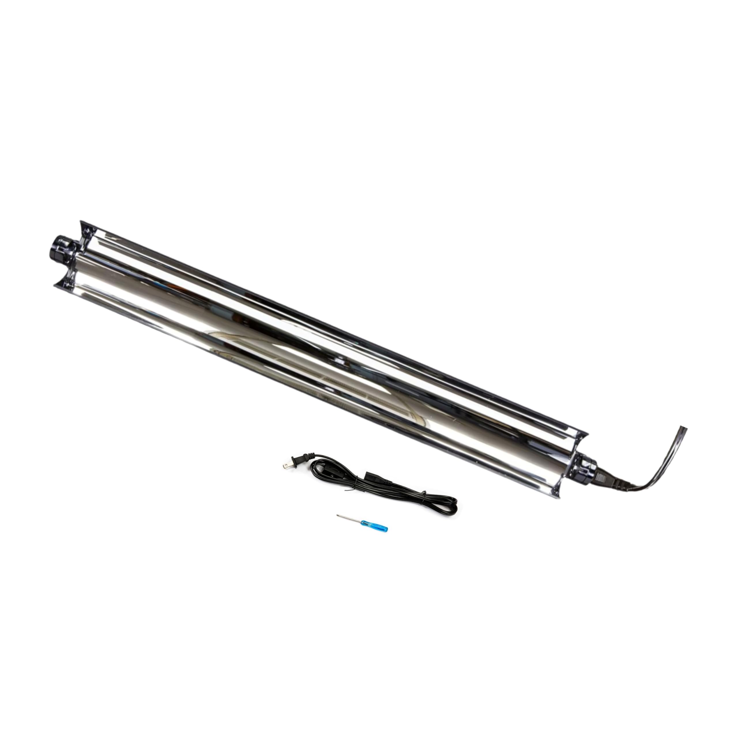 CAROLINACUSTOMCAGES T5HO 22” UVB Reptile Light Fixture 24w, Bearded Dragon and Reptile Terrarium Light Fixture