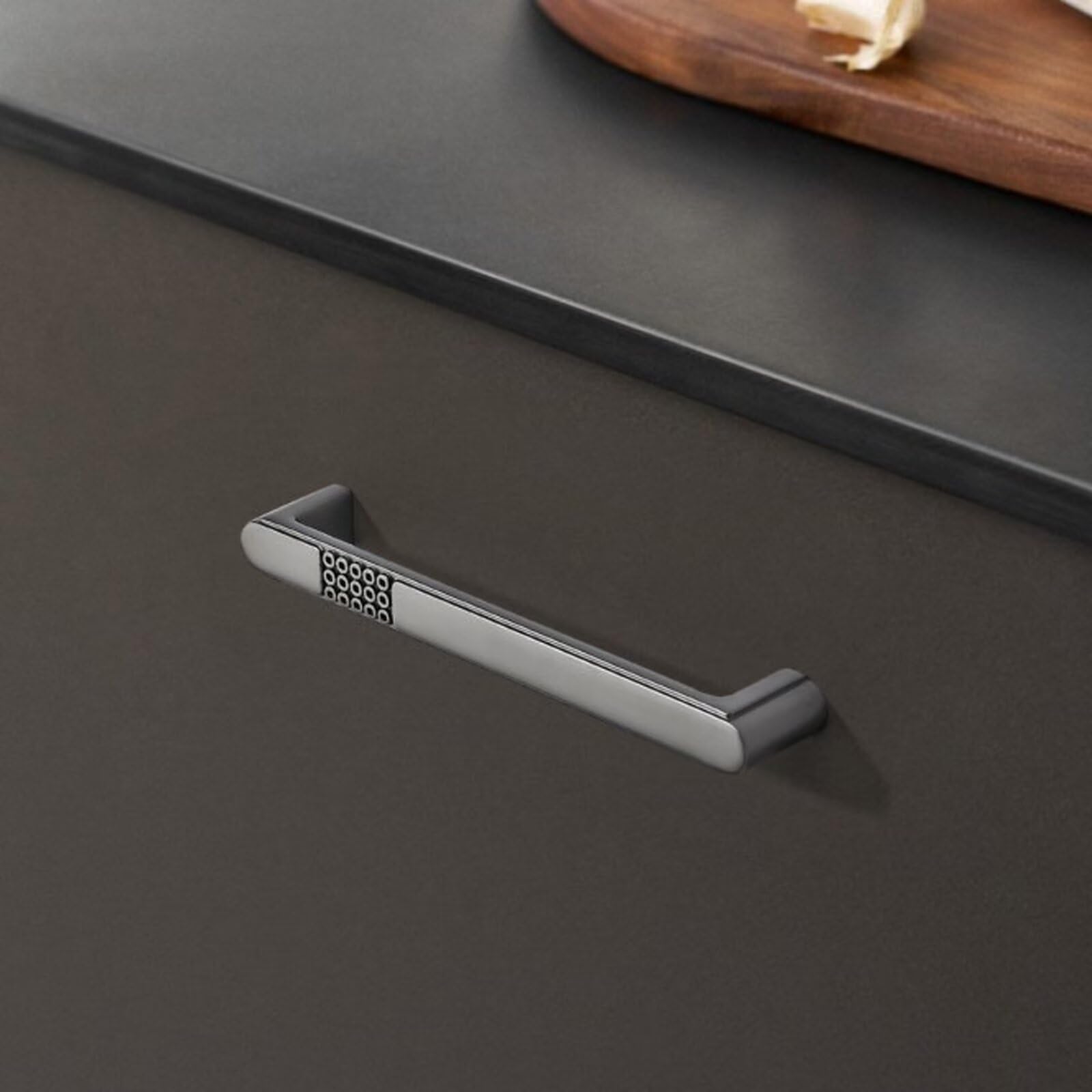 Set di 10 maniglie per armadietti e cassetti, maniglie per porte della cucina, armadietti, bagno, cassettiera, guardaroba, in lega di zinco, per mobili da camera da letto, distanza tra i fori: 128 mm