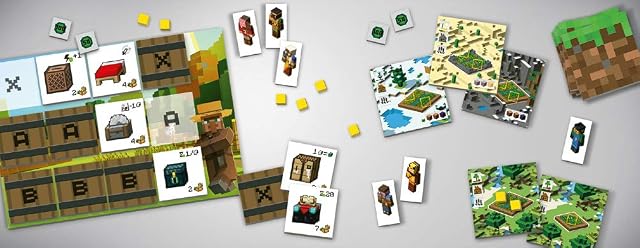 Foto 2 de 4 de Ravensburger - Minecraft Farmer's Market, Juego de Mesa 10+, 2-4 Jugadores