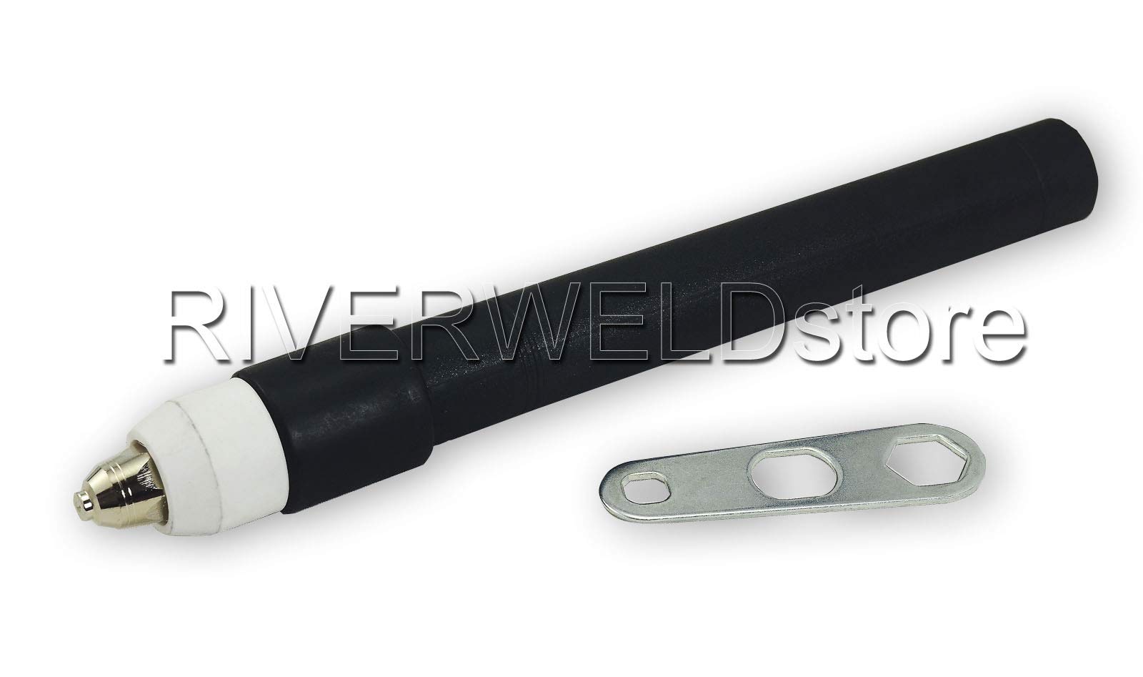 RIVERWELD Corps de torche plasma P-80 droit (0°) pour machine - Plages 60A/80A/100A avec allumage par arc pilote