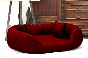 Slatters Be Royal Store Reversible Dual Ultra Soft Velvet Luxury Sofa Bed PET Bed | Dog Bed | CAT Bed | Puppies Puppy Bed | Rabbit Bed