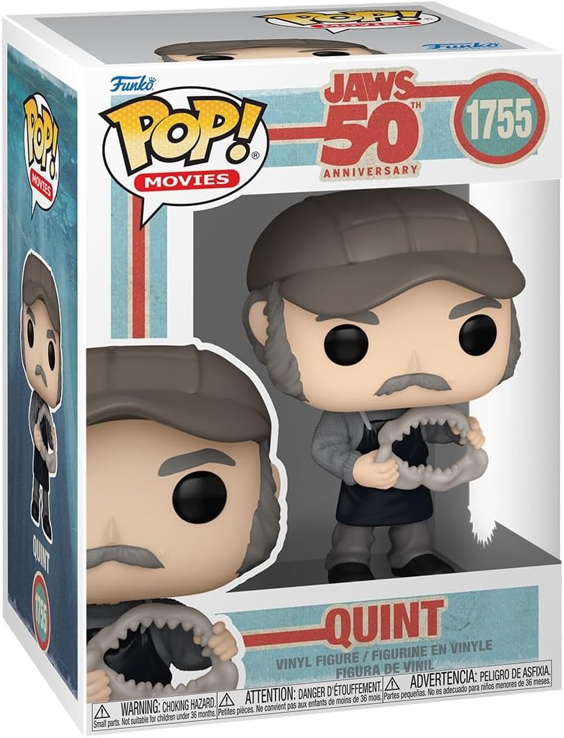 Funko Pop! Movies: Jaws - Quint - Collectable Vinyl Figure - Gift Idea - Official Merchandise - Toys for Kids & Adults - Horror Fans - Model Figure for Collectors and Display