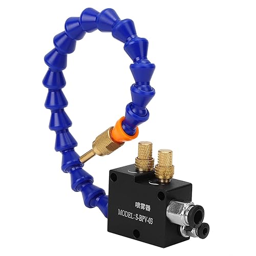 Miniatura 2 de Sistema de pulverización de lubricación de refrigerante de niebla de plástico de aleación de aluminio para corte de metales Máquina rociadora de