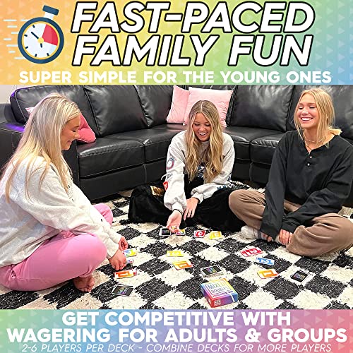 Mixed Doubles Dice And Card Game - Fun Betting For Family Games - Ages 6 And Up - Easy Adult Games For Game Night - 2 Player Games - Up To 6 Players Per Deck - Ok 2 Win #TOP3