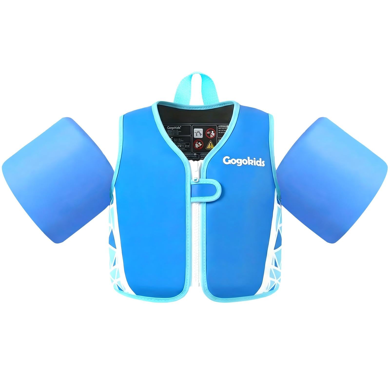Gogokids Puddle Float Jumper 33-66 Pounds, Toddler Swim Vest Kids Floaties
