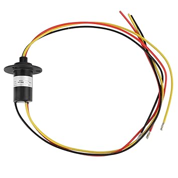 Wind Generator Slip Ring, 250RPM 15A Mini Slip Ring 3 Wires 0-600V for Wind Power Generator