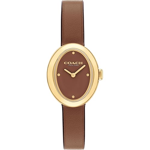 Coach Sammy Women's - 2H Quartz Watch - Calfskin Leather Strap - Water Resistant up to 3ATM/30 Meters - Gift for Her - Modern Design - Perfect for Everyday Wear - 22.5mm