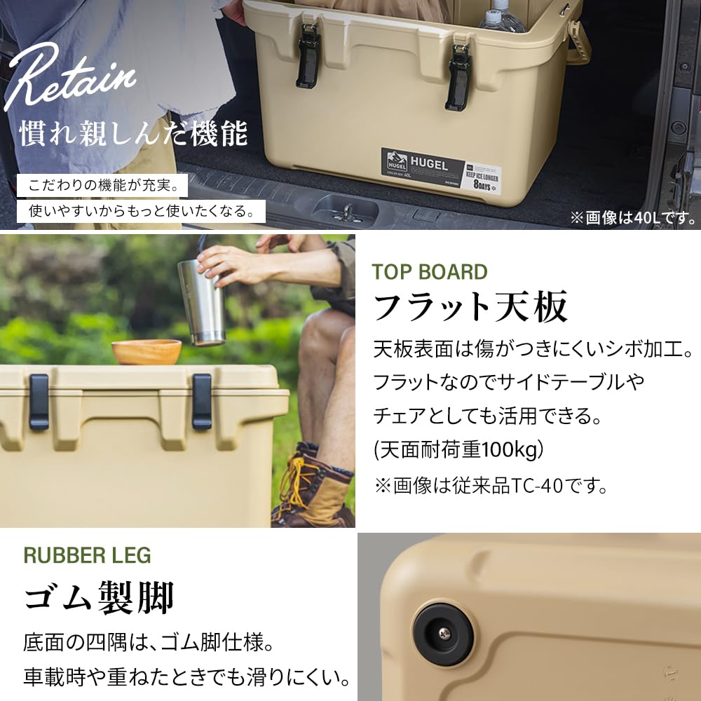 Amazon | 【新リニューアル】アイリスオーヤマ HUGEL クーラーボックス