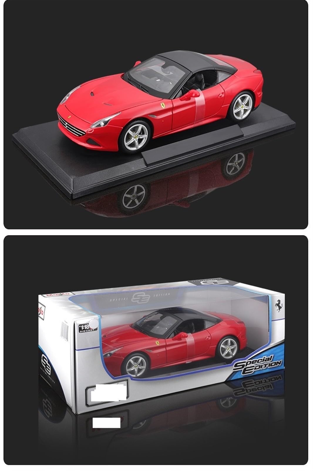 Scale Finished Model Car 1/18 Fit for Ferrari California T Sports