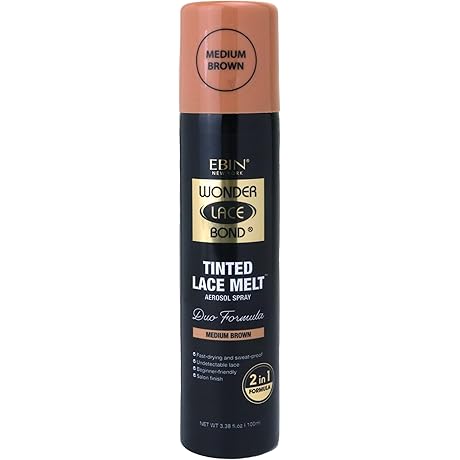 EBIN NEW YORK Wonder Lace Bond Tinted Lace Melt Spray - Medium...