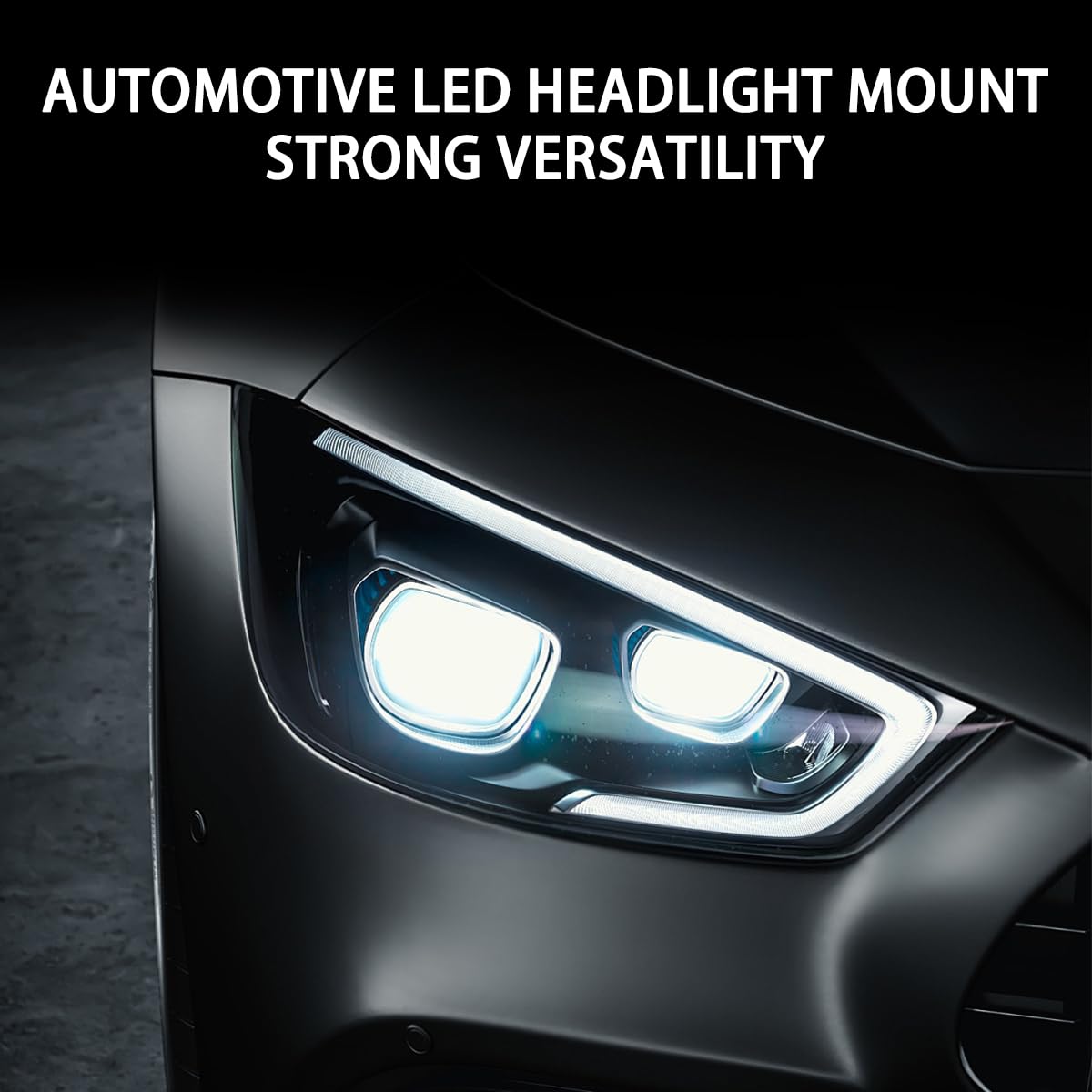 EMSea H7 Scheinwerfer Adapter 4er Set - LED Lampenhalterung Für KIA Hyundai Tucson | Schwarz