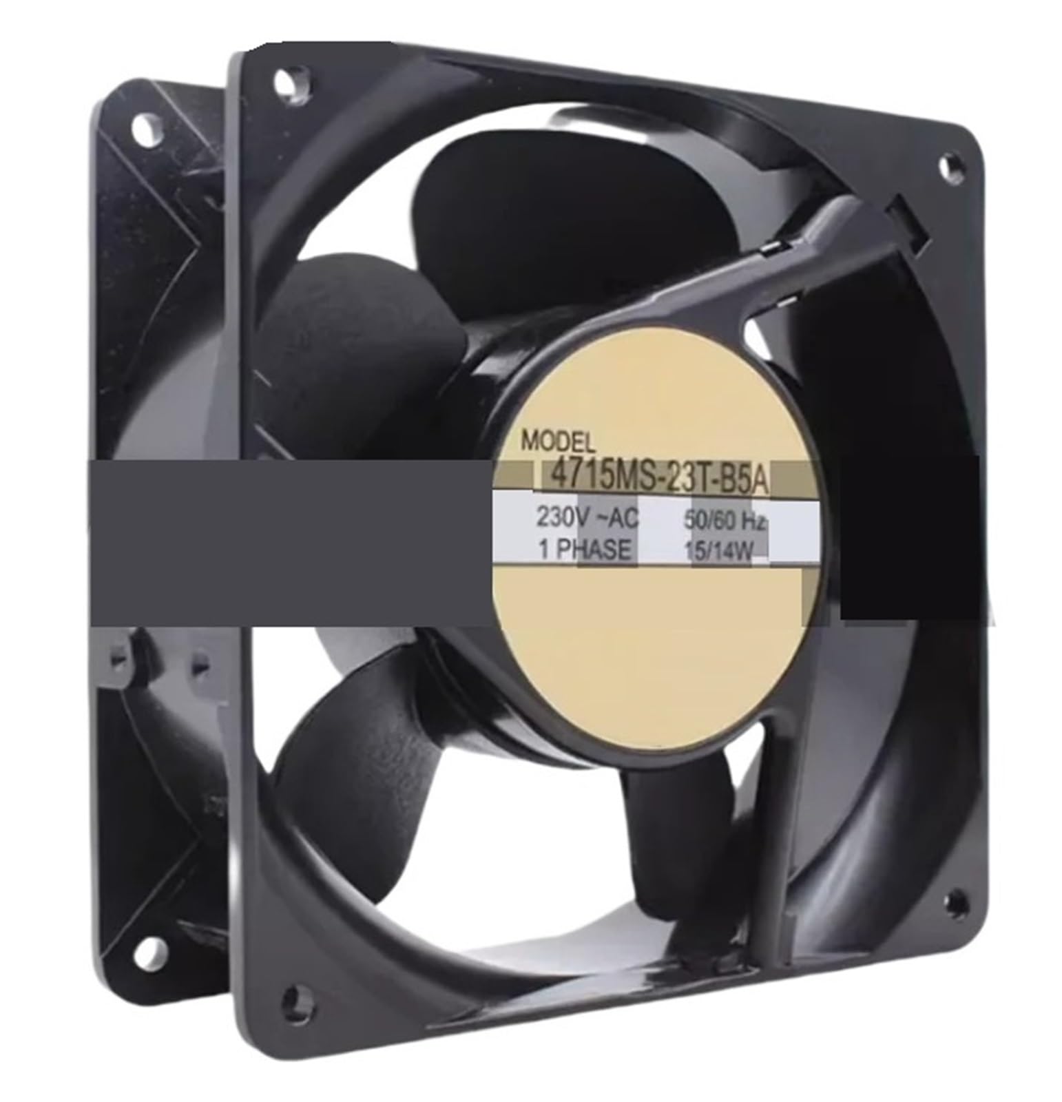 ZBWZXBDJ 12038 4715MS-23T-B5A 120 * 120 * 38MM Cooling Fan AC230V 14/15W