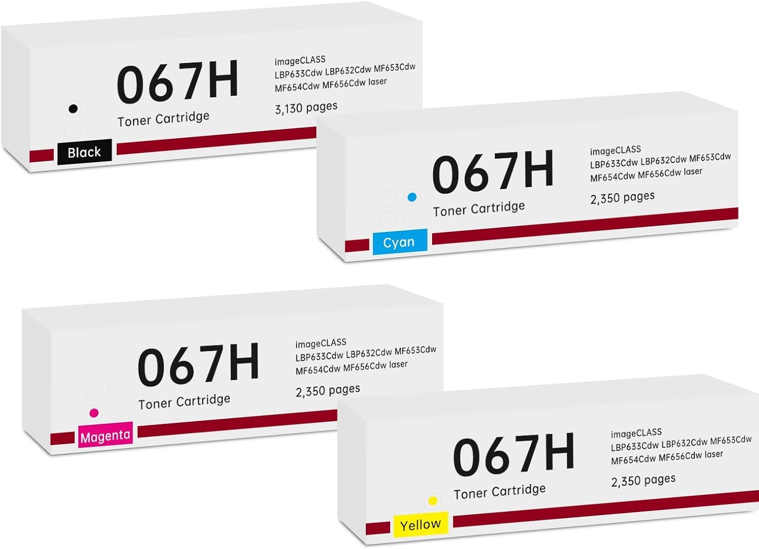 Amazon.co.jp: 067H 大容量トナーカートリッジ 交換用 Canon CRG067H