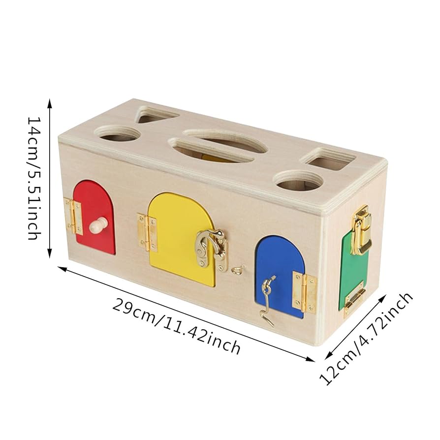 MONTE Kids モンテッソーリ 知育玩具 カギ箱 ロックボックス かぎ箱 ロックボックス – MonteMia 公式ストア
