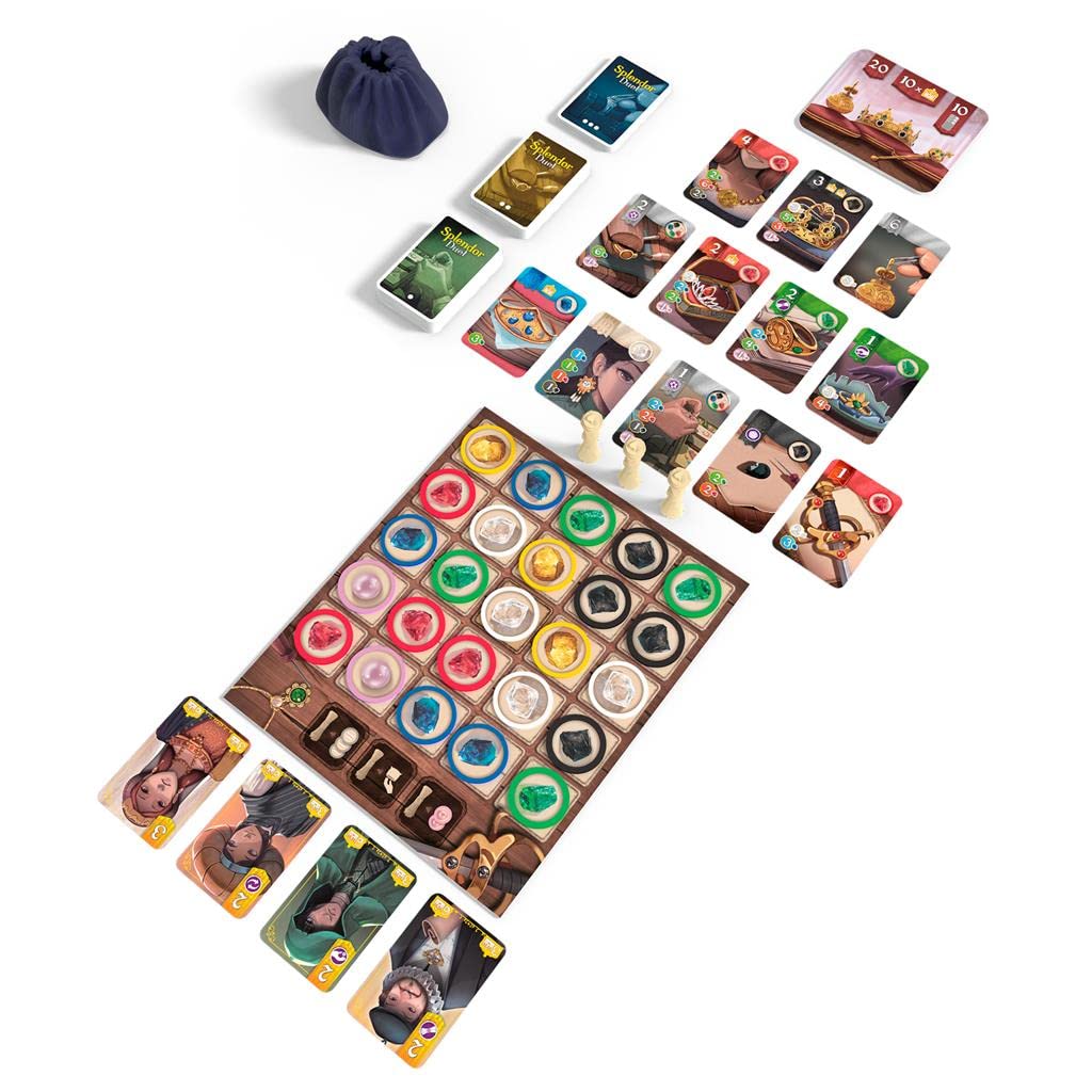 Asmodee Splendor Duel, Juego de Mesa de Estrategia para Adultos y Jóvenes, A Partir de 10 Años, para 2 Jugadores, 30 Minutos por Partida, Español
